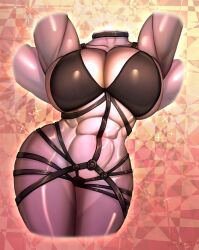 1girls 2024 4_arms abs anthro anthro_only big_breasts breasts digital_media_(artwork) female fur furry furry_only harness huge_breasts leather lingerie multi_arm multi_limb scarlet_side solo thick thick_thighs thighs underwear ych_result