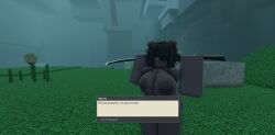 3d big_breasts breasts capra_(deepwoken) deepwoken exposed_breasts exposed_pussy female female_focus female_only large_breasts naked naked_female nude nude_female qqrezy roblox roblox_game solo_female solo_focus