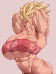 1girls abs alien alien_girl armpit_hair armpits arms_behind_back arms_behind_head arms_up bangs barely_contained big_breasts blonde_hair blue_eyes blush breast_squeeze breast_squish breasts buff bursting_breasts caulifla cleavage_overflow curvaceous curvy deep_cleavage dragon_ball dragon_ball_super dragon_ball_z dripping extreme_muscles female_armpit_hair hairy_armpits hairy_pussy heart-shaped_pupils hourglass_figure huge_breasts light-skinned_female light_skin looking_at_viewer muscular muscular_female n0d916 nod9 open_mouth overflowing_breasts pinup posing pubic_hair saiyan saiyan_girl see-through see-through_clothing see-through_top sideboob simple_background skindentation solo spiky_hair steamy_breath super_saiyan super_saiyan_grade_three sweat sweaty sweaty_abs sweaty_body sweaty_breasts sweaty_thighs top_heavy tubetop underboob vein veins veiny voluptuous