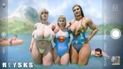 3d blender clark_kent dc dc_comics diana_prince injustice_2 kal-el kara_danvers kara_zor-el karen_starr karen_starr power_girl rysketches supergirl superman superman_(series) wonder_woman wonder_woman_(series)