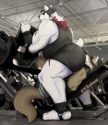 ass big_ass big_butt bubble_butt canine epic_games facesitting fat_ass fat_butt fortnite fortnite:_battle_royale furry furry_male furry_only gay large_ass large_butt leg_press_meme male male/male male_only meme muscular muscular_male polar_bear polar_patroller polar_patroller_(fortnite) thick_ass wendell_(fortnite) wolf y2shuu