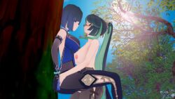 1futa 1girls 3d ambiguous_penetration animated breasts chrisv09 cum cum_inside female futa_on_female futa_with_female futanari genshin_impact nipples no_sound penetration sex tagme video xianyun_(genshin_impact) yelan_(genshin_impact)