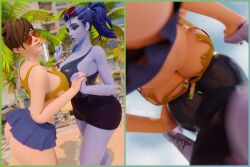 1boy 2girls 3d activision amelie_lacroix ass assassin athletic athletic_female big_ass big_boobs big_breasts big_tits bigger_male blizzard_entertainment blue-skinned_female blue_body blue_skin boobs bottom_heavy breasts british british_female bust busty chest curvaceous curves curvy curvy_figure digital_drawing_(artwork) digital_media_(artwork) female female_focus fit fit_female french french_female giantess height_difference hips hourglass_figure huge_ass human jimmy144 large_ass legs lena_oxton lips macro macro_female mature mature_female overwatch overwatch_2 purple-skinned_female purple_body purple_hair purple_skin shorter_male size_difference slim_waist smaller_male taller_female taller_girl thick thick_hips thick_legs thick_thighs thighs tits top_heavy tracer video_game_character voluptuous waist wide_hips widowmaker