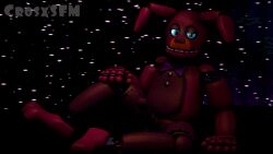 1boy animatronic blue_eyes bunny_boy crosx_sfm crosxsfm fan_model five_nights_at_freddy's five_nights_at_freddy's_3 ingame_model male_only oc penis purple_skin