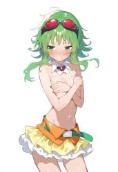 ai_generated breasts green_hair gumi nipples tagme