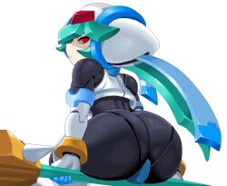 1girls android big_ass bodysuit mega_man mega_man_zx pandora_(mega_man) riso robot robot_joints