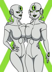 1girls 2girls alien_female alien_girl ass ben_10 ben_10_alien_force ben_10_omniverse ben_10_ultimate_alien big_ass big_breasts bottom_heavy breasts brenda_10 brenda_tennyson bust busty cartoon_network chest clone curvaceous curvy curvy_figure darkslagg2 echo_echo female female_focus hero heroine hips hourglass_figure huge_ass huge_breasts humanoid large_ass large_breasts legs mature mature_female multiple_girls rule_63 slim_waist superhero superheroine thick thick_hips thick_legs thick_thighs thighs top_heavy voluptuous waist wide_hips