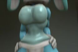 3d animated billie_(blazikenpwnsyou) blazikenpwnsyou blowing_kiss blue_dress blue_fur brown_hair fan_character flashing flashing_pussy furry mp4 no_panties no_sound sega shaking solo sonic_(series) tagme teasing video