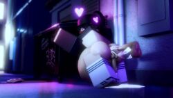 3d alleyway animated big_belly black_hair cum cumflation disembodied_penis femboy gay inflation male may_(pptakkun) mp4 original_character outside pptakkun roblox robloxian sound tagme twink video video_camera