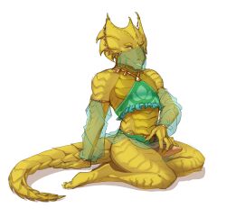 anthro brass_dragon brass_dragon_(dnd) breath_of_the_wild claws clothed clothing cosmicminerals crossdressing darasv dragon dragon_(dnd) dungeons_and_dragons frill_(anatomy) genitals gerudo_outfit half-dragon hasbro hi_res humanoid hybrid looking_at_viewer male nintendo penis presenting presenting_penis scales scalie simple_background slit smile solo tail teeth the_legend_of_zelda translucent translucent_clothing video_games wizards_of_the_coast