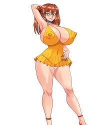 1girls alcione areola_bulge areolae areolae_visible_through_clothing arm_behind_head armpit asuka_langley_sohryu bakunyuu bare_shoulders belly_button blank_background blue_choker blush breasts bursting_breasts choker cleavage collarbone covered_breasts covered_erect_nipples covered_navel curvaceous dress enormous_breasts erect_nipples erect_nipples_under_clothes feet_out_of_frame female_focus fingernail_polish fingernails full_body german green_eyes hand_in_own_hair hi_res high_resolution highleg highleg_panties highres huge_areolae huge_breasts huge_nipples impossible_clothes impossible_dress interface_headset large_breasts long_hair looking_at_viewer massive_breasts microdress minidress nail_polish naughty_face naughty_smile navel neon_genesis_evangelion nipples nipples_bulge nipples_visible_through_clothing no_bra out_of_frame panties pantyshot pantyshot_(standing) plain_background posing puffy_areola puffy_nipples red_footwear red_nail_polish red_nails red_shoes revealing_clothes revealing_dress shiny shiny_hair shiny_skin short_dress simple_background skirt sleeveless sleeveless_dress smile smiling_at_viewer solo solo_female strap_dress thick_legs thick_thighs transparent transparent_clothing underwear very_long_hair voluptuous white_background white_panties white_underwear wide_hips yellow_dress yellow_microdress yellow_minidress
