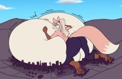 big_ass big_breasts breasts bubble_butt furry huge_ass huge_breasts hyper_breasts lunarspy macro thick_thighs wide_hips