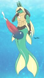 1boy abs big_penis bodily_fluids cum cuntboy cuntboy_sans_balls ejaculation genital_fluids genitals herm hermaphrodite hi_res huge_cock hyper hyper_genitalia hyper_penis impious intersex lucario male maleherm marine merfolk merman multi_genitalia muscular muscular_male niko_(impious) nintendo penis pokemon pokemon_(species) pussy rico_cavour_(riocynn) solo split_form throbbing underwater video_games water