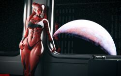 1girls 3d abs alien alien_girl artist_name athletic athletic_female bra breasts choker collar curvy darth_talon el-recondite_(artist) facing_viewer female female_focus female_only female_solo fit_female front_view nipple_bulge panties pussy red_body red_skin sith sith_lady solo solo_female star_wars star_wars:_legacy star_wars_legends tattoo tattoos thick_thighs tribal_markings twi'lek underwear underwear_only yellow_eyes