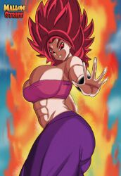 big_breasts caulifla dragon_ball dragon_ball_super mallow_strife super_saiyan_god