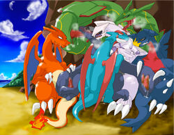 charizard furry furry_only garchomp gay lugia male male_only nintendo no_humans palkia penis pokemon pokemon_(species) rayquaza salamence sex shadow_lugia