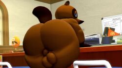 1boy 3d animal_crossing animated balls brown_fur fur furry hi_res highres large_ass looking_at_viewer male male_focus male_only male_solo nintendo no_sound shaking_ass shaking_butt solo solo_male tagme thick_ass thick_thighs tom_nook video voluptuous wide_hips