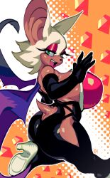 anthro ass big_ass big_breasts breasts bubble_butt cleavage clothed clothing eigaka female fur furry furry_only hi_res huge_ass huge_breasts large_breasts rouge_the_bat sega solo sonic_(series) tagme tail