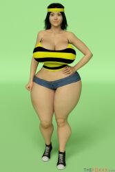 1girls 3d 3d_(artwork) 5_fingers ass big_ass big_breasts big_hips bimbo black_hair breasts cleavage clothing crystal_yamanaka_(wappah) dark_hair female gigantic_breasts hips hourglass_figure huge_ass human large_ass large_breasts light-skinned_female light_skin milf original thefoxxx thick thick_hips thick_legs thick_thighs vixensville voluptuous waist wide_hips