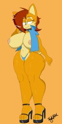 sally acorn from archie comics by tanglefox