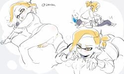 2boys ass balls blowjob blush blush blush_lines colored_sketch cum cum_in_mouth cum_on_face erection facesitting gay inkling inkling_boy jinko_uraaka looking_at_penis looking_at_viewer looking_back looking_down male male/male male_only male_penetrated male_penetrating male_penetrating_male oral oral_sex partially_clothed penis rin_(jinko_uraaka) signature simple_background sitting sitting_on_face sitting_on_person sketch sketch_page splatoon splatoon_(series) tank_top tongue tongue_out white_background yaoi yellow_eyes yellow_hair yellow_tentacles