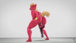 1boy 3d animated anthro big_macintosh_(mlp) fuckboy gay horse horse_ears horse_penis horse_tail horsecock male male_ass male_only mp4 my_little_pony no_sound red_body red_fur red_skin screwingwithsfm shaking shaking_ass shaking_butt solo solo_male twerking video