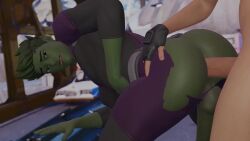 2boys anal anal_sex animated bare_back beast_boy beast_boy_(fortnite) boner dc dc_comics erection fortnite fortnite:_battle_royale gay gay_sex ikonik male male/male male_only scoutfuntf2 teen_titans video yaoi