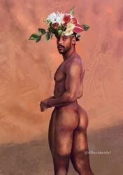 a_new_identity african african_male afro-latino ass back_muscles biceps butt dark-skinned_male dark_skin flower_crown gabriel_"sobrenomeantonio"_francisco latino looking_at_viewer male male_only melanin muscles muscular muscular_male onlyfans_model real_person