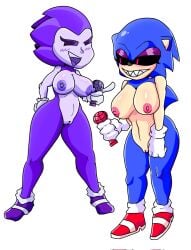 2girls big_breasts breasts fnf_mods friday_night_funkin majin_sonic multiple_girls pussy sonic.exe sonic.exe_(character) sonic.exe_(series) sonic_(series) sonic_the_hedgehog tagme