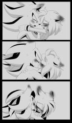 amy_rose blush carrying_partner closed_eyes comic ear_blush ears_back furry kissing monochrome rape shadic80 shadow_the_hedgehog sonic_(series) sonic_riders sonic_the_hedgehog_(series)