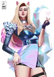 ahri female heart k/da_all_out_ahri k/da_all_out_series k/da_series league_of_legends nazreizo_(artist) solo