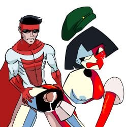 crossover cum ena ena_(dream_bbq) ena_(series) fucked invincible mark_grayson omni-mark_(invincible) peruvian_female w_ship wtf