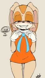 1girls 2026 animal_ears anthro anthro_female anthro_only anthro_solo blush blushing bodily_fluids brown_eyes brown_nose bunny bunny_girl color colored cream_the_rabbit cub drooling eyelashes female female_cub female_only fur furry furry_female furry_only genital_fluids jeteggs lagomorph long_ears mammal mobian_(species) pregnant pussy_juice pussy_juice_drip rabbit rabbit_girl saliva salivating sega solo solo_anthro solo_female sonic_(series) sonic_team sonic_the_hedgehog_(series) tan_fur thick thick_butt thick_thighs url vaginal_fluids video_games wet wet_pussy wide_hips young young_anthro young_female