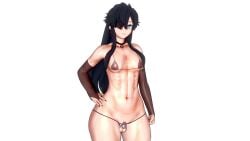 1femboy 3d 3d_model big_hair big_thighs bikini black_hair blacked blue_eyes fate/grand_order fate_(series) femboy fujimaru_ritsuka_(male) im_100_serious_windarkbbb_said_this_was_male_ritsuka koikatsu male male_focus male_only small_balls small_penis thick_thighs windarkbbb