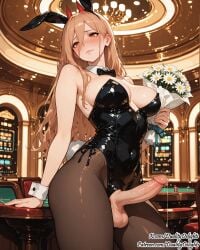 1futa ai_generated balls breasts bunny bunny_ears bunnysuit casino chainsaw_man cock dickgirl dualitydelights futa_only futa_sans_pussy futanari girly high_resolution highres horny huge_ass huge_balls huge_boobs huge_breasts huge_butt huge_cock huge_testicles huge_thighs intersex medium_ass medium_breasts medium_penis muscular penis power_(chainsaw_man) self_upload sexy stable_diffusion worship