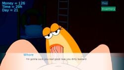 blowjob blowjob_face fish franktopia gameplay gameplay_screenshot spongebob_squarepants sucking_penis