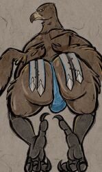 absurd_res anonymous_artist anthro ass bulge elden_ring elden_ring_nightreign feet fromsoftware guardian_(elden_ring) guardian_(nightreign) hi_res male solo tagme talons toes