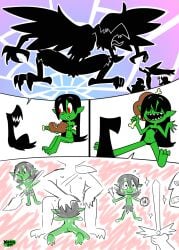 1girls 1other ass black_bikini black_bra black_hair black_slime black_thong blowjob butt character_reference character_sheet conversation doodle eating elder_god female female_goblin flashback goblin goblin_female goblin_girl green-skinned_female green_skin living_clothes living_clothing looking_at_viewer meat minnon minnon_(xierra) monster pointy_ears pointy_nose red_eyes sentient_clothing sentient_object sex_slave shapeshifting slave talking xierra099