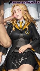 1boy 1girls 2025 after_fellatio after_sex ai_generated artist_name balls bed blonde_hair braid breasts bukkake bust chest closed_eyes clothed_female_nude_male cock collared_shirt cum cum_in_mouth cum_on_body cum_on_breasts cum_on_clothes cum_on_hair cum_on_stomach cum_on_tongue cumdrip dick ejaculation electroworld erection facial female harry_potter harry_potter:_hogwarts_mystery hi_res high_quality high_resolution highres long_hair male necktie nude patreon patreon_username penis penny_haywood pillow projectile_cum shirt sleep_molestation somnophilia stable_diffusion straight testicles uncensored watermark
