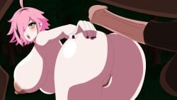 big_ass big_penis dubious_consent erection hispanic_virtual_youtuber horse horsecock huge_breasts imminent_bestiality imminent_penetration imminent_sex large_areolae large_breasts looking_back neneefthy tomiaf vtuber zoophilia