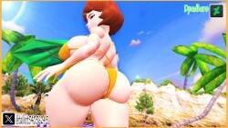 3d 3d_(artwork) ass_focus beach_background big_ass big_breasts big_butt big_thighs bikini bikini_bottom bikini_top breasts cartoon_network curvy_ass curvy_figure curvy_hips curvy_thighs fat_ass female girly hips looking_at_viewer looking_back pear_shaped_female scooby-doo sexy sfm short_hair shortstack source_filmmaker thick_ass thick_butt thick_hips thick_legs thick_thighs velma_dinkley