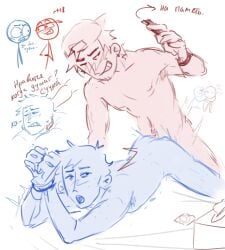 blue (dick figures) from dick figures