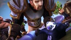 1boy 1girls 2025 3d 3d_animation 3d_background 3d_model aggressive_sex ambiguous_consent animated aqua_eyes armor armored_male assertive_male bombowykurczak bottomless choking dominant_male dubious_consent elf elf_ears elf_female elf_girl fast_sex female femsub glowing glowing_eyes half-dressed half_naked hand_on_neck holding_legs holding_legs_open human human_(world_of_warcraft) human_on_elf interspecies light-skinned_male light_skin lying lying_on_floor male maledom maledom/femsub missionary missionary_position missionary_sex night_elf no_sound penis penis_in_pussy people_in_background people_watching purple_body purple_skin purple_skinned_female questionable_consent sex shaurin_truestrike spread_legs spreading submissive_female tagme thegworks vagina vaginal_penetration vaginal_sex video video_game_character video_games warcraft world_of_warcraft