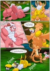 3_fingers 3_toes abs absurd_res andromorph anthro anus ash's_charizard ass bat_wings bernardol22 bianca_(m05) big_breasts big_penis blue_clitoris blue_pussy breast_squish breasts breasts_frottage brown_hair butt_grab claws clitoris closed_eyes comic cowgirl_position dialogue duo english_text fainted fantasizing fat_arms feet female female/female finger_fuck fingering fingers fire flaming_tail from_front_position gaping gaping_anus generation_1_pokemon generation_3_pokemon genitals grabbing_own_breast grass green_pussy group hair hand_on_butt heart_symbol hi_res hug huge_breasts huge_cock hugging_another humanoid intersex kissing latias latias_(m05) legendary_pokemon levitation licking_tongue long_ears long_tail long_wings looking_pleasured loud_sex male male/female membrane_(anatomy) membranous_wings motion_lines multicolored_body muscular muscular_male nasbak-cryman nintendo on_bottom on_grass on_top onomatopoeia open_mouth orange_body orange_hair penis personality_change plant pokemon pokemon_(species) pokemorph pussy rear_view red_body red_hair roleplay round_body screaming_orgasm sex shiny_pokemon short_legs short_tail sitting_on_swing sound_effects spread_anus spreading squish swing tail text throwing_character toe_claws toes tongue tongue_out tree vaginal_penetration wings yellow_body