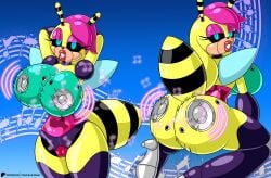 1girls acoustic_monster big_ass big_breasts big_lips bimbo bimbofication breasts female female_focus female_only flashpoint_gear_(artist) furry furry_only high_heels huge_breasts hyper_bimbo lipstick mind_control post_transformation robot robot_girl robotization speakers transformation