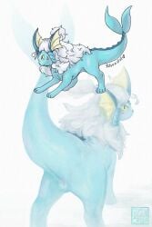 2025 animal_genitalia anus artist_name ass blue_body blue_skin crescent_moon digital_drawing_(artwork) digital_media_(artwork) eeveelution english_description facial_markings fan_character feral feral_with_hair fin full-length_portrait generation_1_pokemon genital_slit genitals hair head_markings head_tuft hi_res long_hair looking_aside looking_at_viewer looking_back male mammal markings messy_hair moon nintendo nude paws poisoncrisp pokemon pokemon_(species) ponytail portrait pupils quadruped rear_view shaded side_view signature simple_background sky_children_of_the_light slit_pupils solo standing tail text three-quarter_portrait tuft vaporeon white_background white_hair yellow_eyes