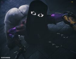 1girls 3d 3d_(artwork) ass ass_focus ass_up big_ass big_butt camera_pov camera_view faceless faceless_female female female_focus female_only gynoid hoodie looking_at_viewer maxsterbrge monster monster_girl nightmare_waifu robot robot_girl robot_joints robotic_arm scary scary_face sweat sweatdrop