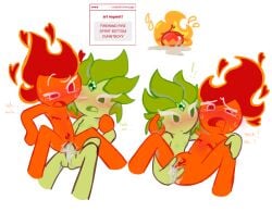 blush cookie_run cookie_run_kingdom cookie_run_ovenbreak cum cum_in_pussy cum_inside cum_leaking_out_of_pussy cuntboy fingering fingering_partner fingering_pussy fire_spirit_cookie firewind gay gay_sex intersex pubic_hair sodastik strawpage strawpage_request sweating transman vaginal_penetration wind_archer_cookie