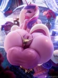 2025 3:4 3d_(artwork) absurd_res animal_genitalia animal_penis anthro anus ass balls bent_over big_anus big_balls big_butt big_penis biped breasts clothed clothing digital_media_(artwork) equid equine equine_genitalia equine_penis eyelashes friendship_is_magic ftg_crossgender fti_crossgender futanari genitals glistening glistening_butt glistening_clothing glistening_legwear glistening_panties glistening_underwear gynomorph hasbro hi_res horn huge_anus huge_balls huge_butt huge_cock hyper hyper_balls hyper_genitalia hyper_penis intersex legwear looking_at_viewer looking_back lunar57 mammal my_little_pony mythological_creature mythological_equine mythology panties penis pink_body presenting presenting_hindquarters princess_cadance_(mlp) puffy_anus pupils rear_view rule_63 skimpy smile solo thick_thighs thong underwear unicorn