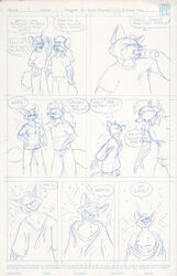 anthro comic connor male_only michael_higgs micro monochrome potion shrinking